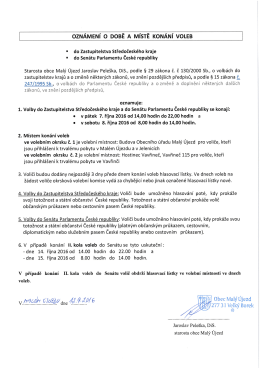 zde - Obec Mal&yacute; &Uacute;jezd