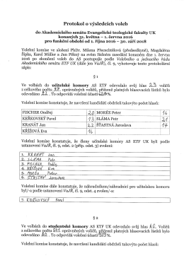 Protokol o výsledcích voleb do AS ETF na období 2016-18