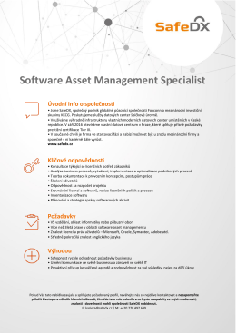 Software Asset Management Specialist
