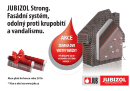 Podzimní prodejní akce Jubizol Strong