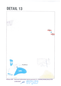 stanoven&iacute; přechodn&eacute; &uacute;pravy provozu na sil. III tř&iacute;dy č. 11438