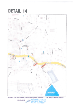 stanoven&iacute; přechodn&eacute; &uacute;pravy provozu na PK sil. II. a III