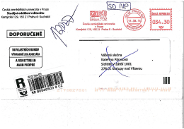 St&aacute;hnout soubor - Česk&aacute; zemědělsk&aacute; univerzita v Praze