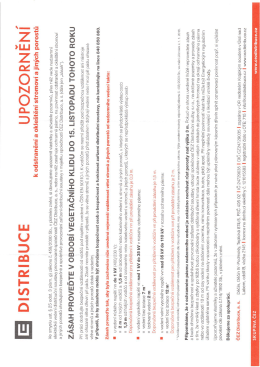 čez - upozorněn&iacute;