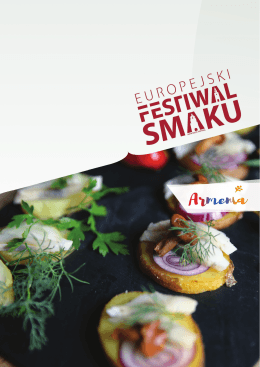 Europejski Festiwal Smaku 2016 - folder