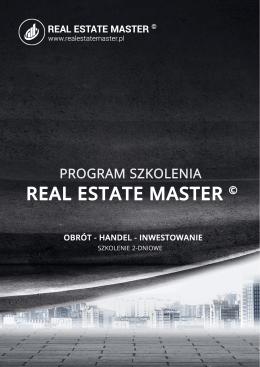 program - Szkolenie Real Estate Master