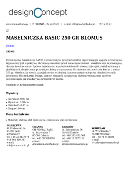 maselniczka basic 250 gr blomus