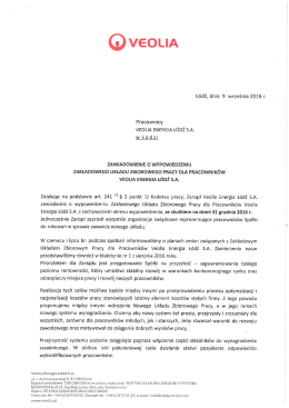 Zawiadomienie o wypowiedzeniu ZUZP 660.75 kB