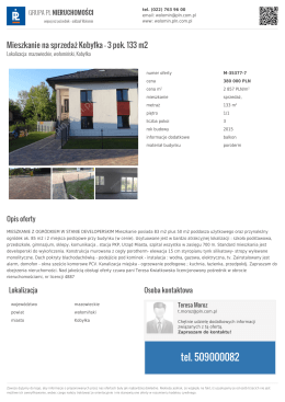 Mieszkanie na sprzedaż Kobyłka 133m2 - ogłoszenie M-35377-7