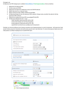 Informacja o konfiguracji WiFi w routerze Netia Spot (plik PDF, 246kB)