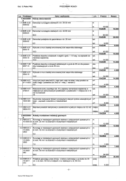 Page 1 Gaz E.Plater.PRD - PRZEDMIÄR ROBÓT. Podstawa