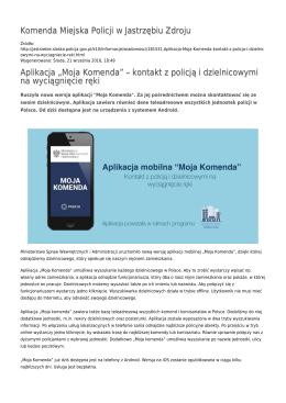 Generuj PDF - Komenda Miejska Policji w Jastrzębiu Zdroju