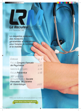 medecin du travail - Le Recruteur Médical