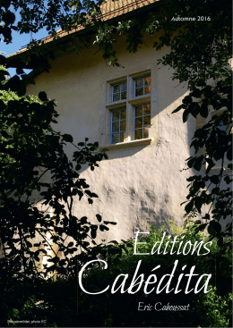 Eric Caboussat - Editions Cabedita