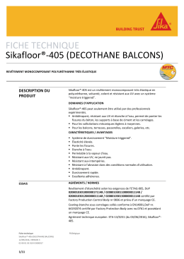 Sikafloor® 405 (Decothane Balcons)