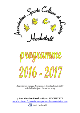 Télécharger le programme des activités 2016-2017
