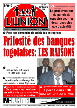 L`Union N°949 - Republic of Togo
