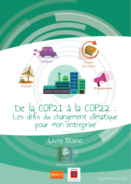 De la COP21 à la COP22 - Planète