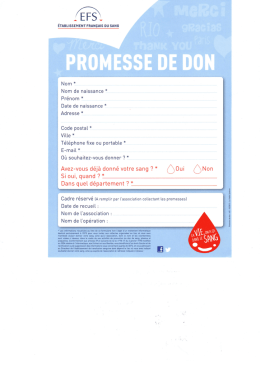 T&eacute;l&eacute;chargez votre promesse de don
