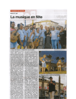 Page 1 WILLENEUVE-LÈS-BÉZIERS Mardi 21 juin Tous les