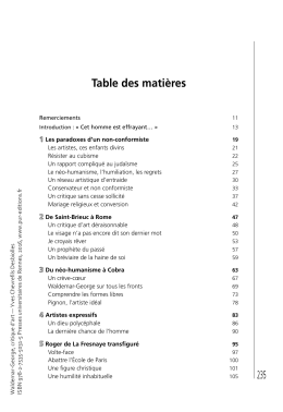 Table des matières (Fichier pdf, 200 Ko)