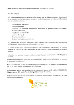 Informatique... - Saint-Trivier-de