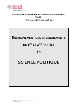 Enchainement SPO BAR 2016-17