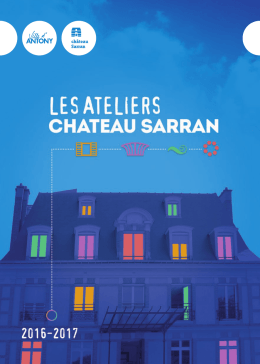 Télécharger la brochure du Château Sarran 2016