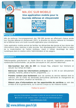 les renseignements sur l`application mobile