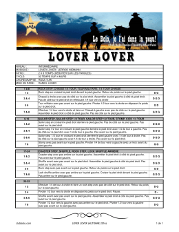 lover lover / jerrod niemann intro : 2 x 8 temps (débuter