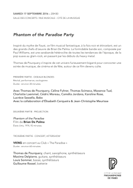 Phantom of the Paradise Party