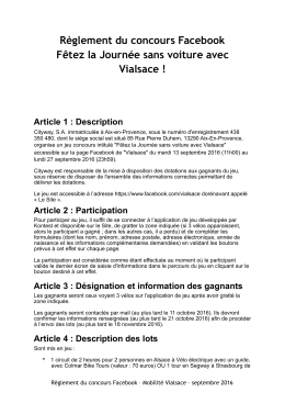 Règlement Facebook Vialsace PDF