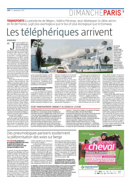 Les téléphériques arrivent