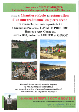 Page 1 L`Association « Murs et Murgers,
