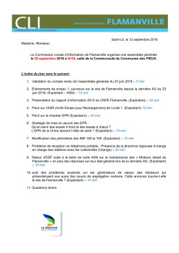 Saint-Lô, le 12 septembre 2016 Madame, Monsieur, La Commission