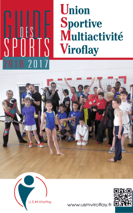 Guide des sports - USMVIROFLAY - Union Sportive Multiactivité de