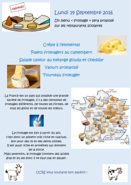 menu fromage - Chevry