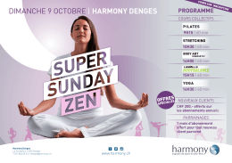 Sunday Zen du 9 octobre