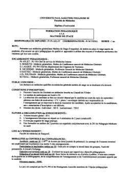 Buts, Conditions d`inscription, Lieu de l`enseignement