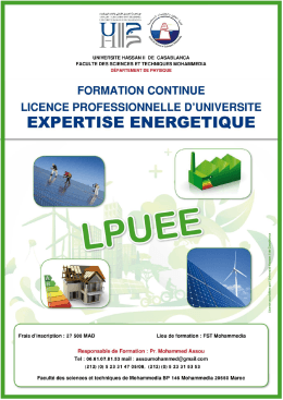 Expertise Energétique (LPUEE)