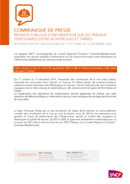 Communiqué de presse Reunion publique d