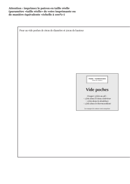 Vide poches - Paris / Normandie Couture