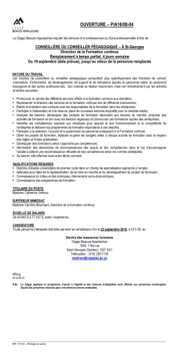 ouverture - p00/08-01 - Réseau Info Éducation AMEQ en ligne