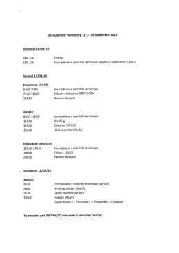 Page 1 Déroulement Hombourg 16-17