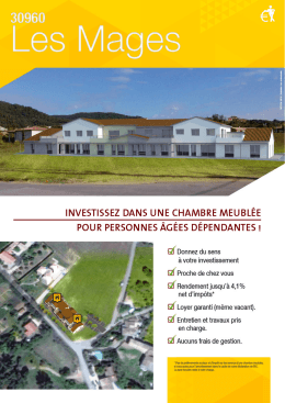 Page 1 30000 Les Mages | E | : – III – I. INVESTISSEZ DANS UNE