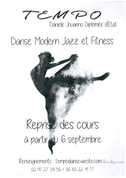 Page 1 7TE-/// O Danièle JOUOnno Diplomée d`Etat Danse