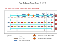Page 1 Test du Savoir Nager Cycle 3