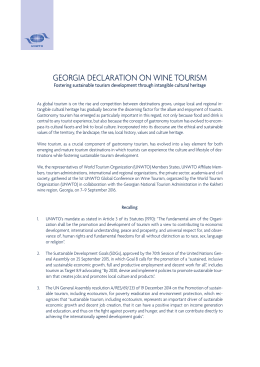 georgia declaration on wine tourism