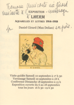 Exposition Lettres et aquarelles 1914-1918