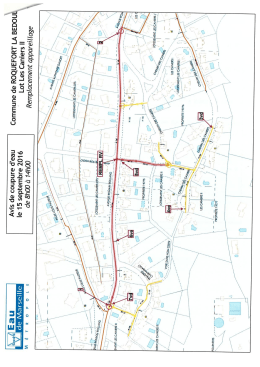 Quartier les Caniers (voir le plan)